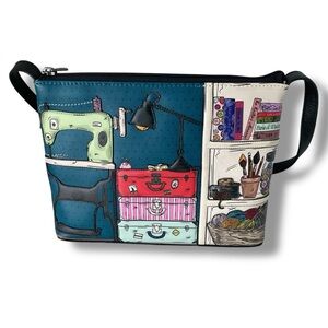 Yoshi The Craft Room Leather Shoulder/Crossbody Small Bag